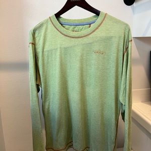 Men’s Long Sleeve Orvis Trout Bum Shirt sz L